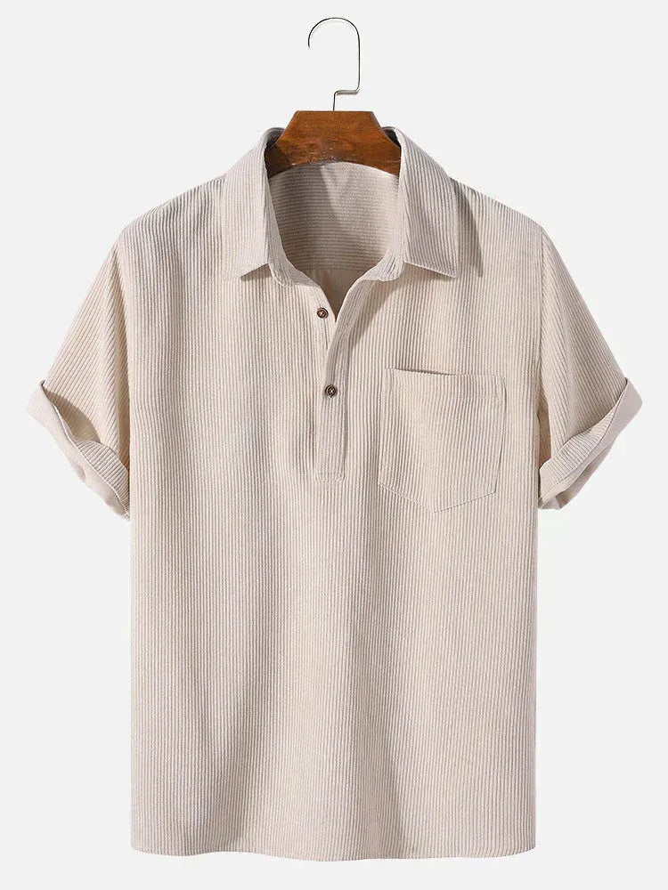 Chemise à Manches Courtes avec Structure Légère pour Homme | Idéale pour l'Été