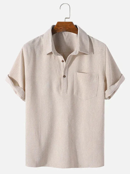 Chemise à Manches Courtes avec Structure Légère pour Homme | Idéale pour l'Été