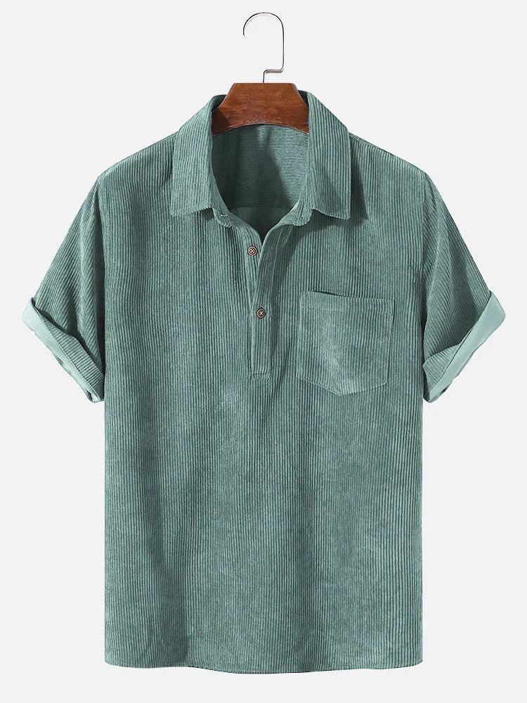 Chemise à Manches Courtes avec Structure Légère pour Homme | Idéale pour l'Été