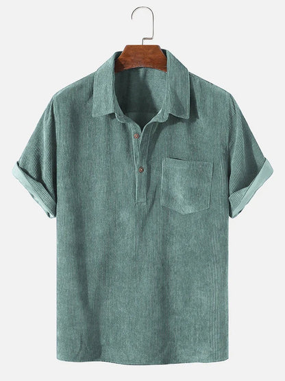 Chemise à Manches Courtes avec Structure Légère pour Homme | Idéale pour l'Été