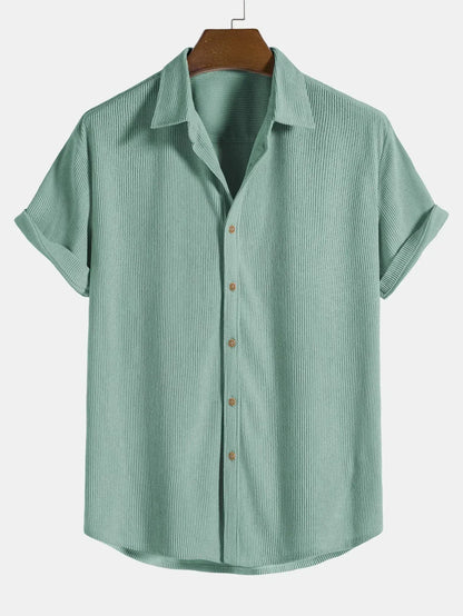 Chemise à Manches Courtes avec Coupe Classique pour Homme | Idéale pour le Printemps et l'Été