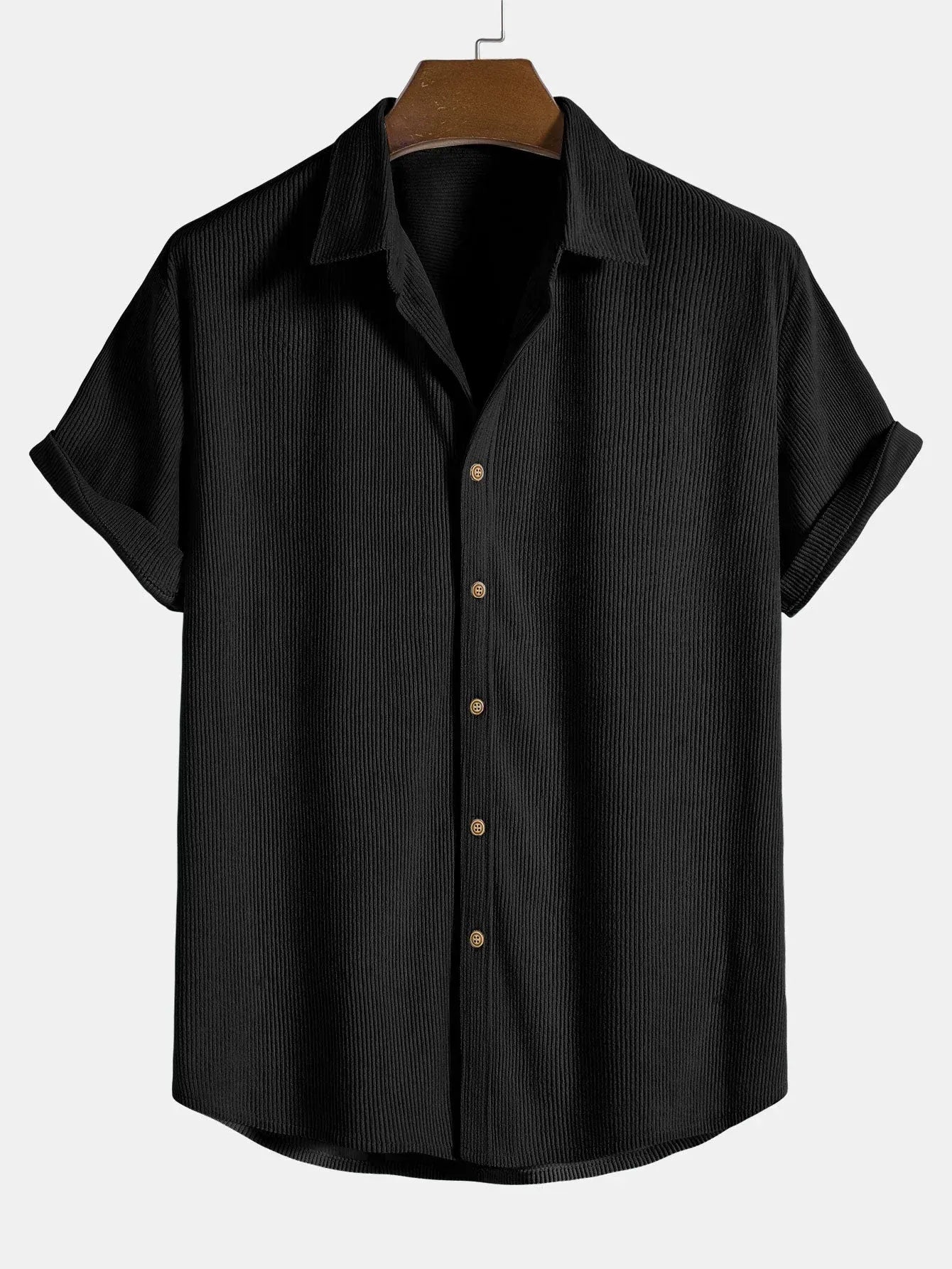 Chemise à Manches Courtes avec Coupe Classique pour Homme | Idéale pour le Printemps et l'Été