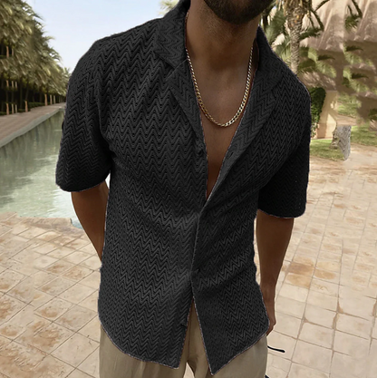Chemise à Manches Courtes avec Conception Légère pour Homme | Idéale pour l'Été