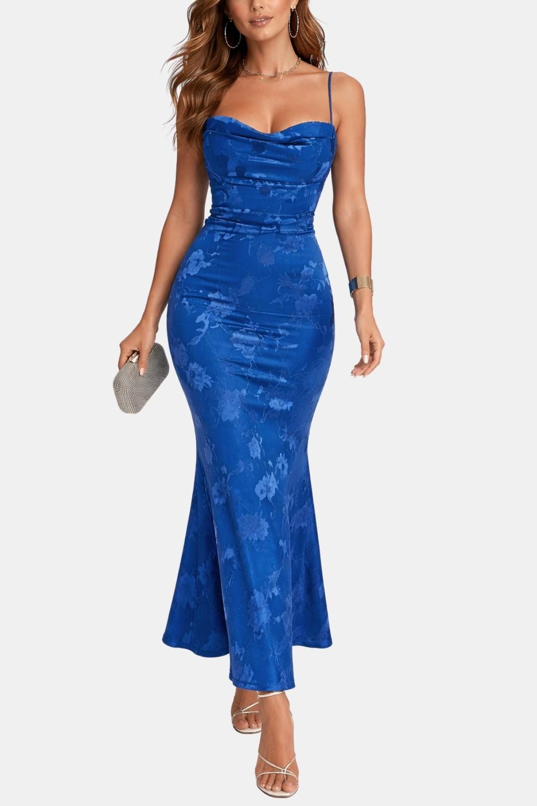 Robe Maxi Avec Fines Bretelles Et Dos Ouvert Pour Femme | Idéale Pour Les Soirées D’été