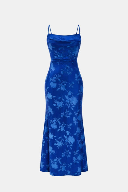 Robe Maxi Avec Fines Bretelles Et Dos Ouvert Pour Femme | Idéale Pour Les Soirées D’été