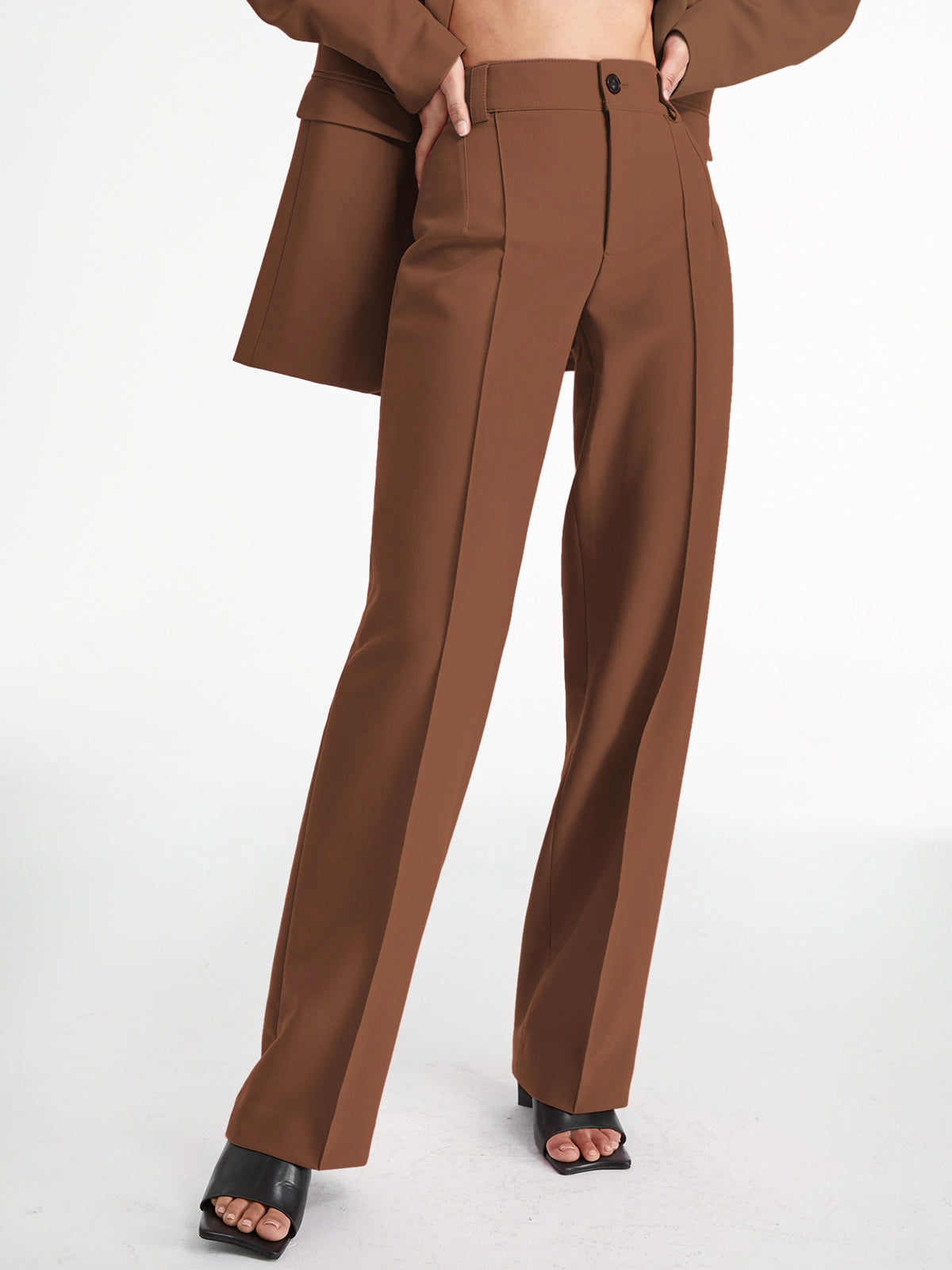 Pantalon À Coupe Droite Pour Femmes | Idéal Pour Usage Quotidien