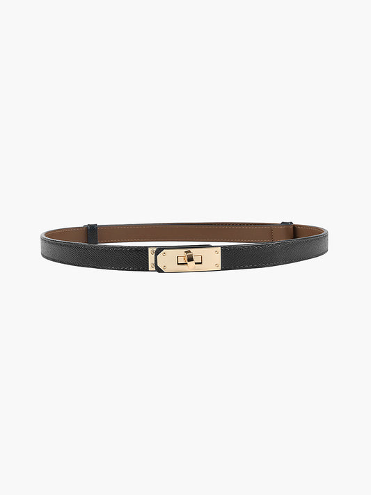 Ceinture Avec Boucle Dorée Pour Adultes | Idéale Pour Usage Quotidien Et Formel