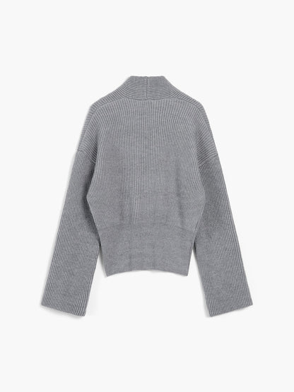 Pull à Coupe Portefeuille avec Col en V Croisé pour Femmes | Idéal pour Bureau et Sorties