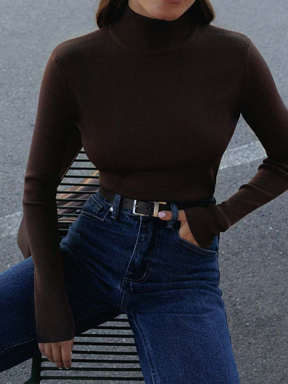 Top À Col Montant Avec Coupe Décontractée Pour Femme | Idéal Pour Le Printemps