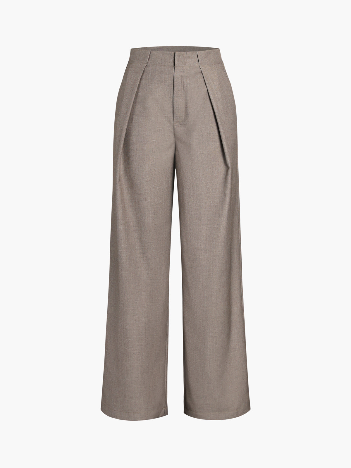 Pantalon Droit avec Poches et Taille Haute pour Femme | Idéal pour le Bureau et les Loisirs