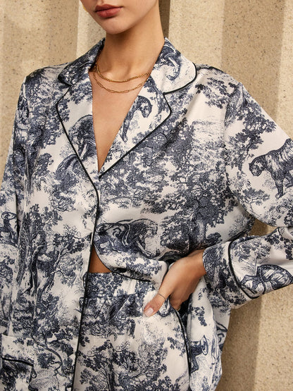 Ensemble Deux Pièces à Imprimé Graphique pour Femme | Idéal pour les Tenues Quotidiennes