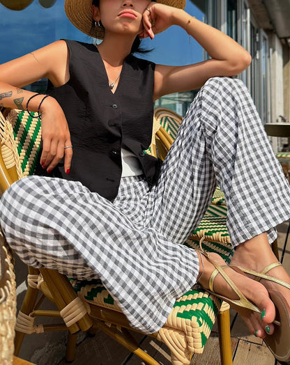 Pantalon Long Avec Coupe Régulière Pour Femme | Idéal Pour Le Travail Et Les Loisirs