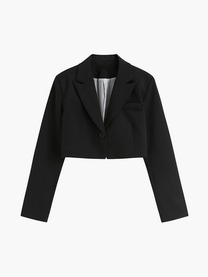Blazer À Manches Longues Avec Coupe Régulière Pour Femme | Idéal Pour Le Travail Et Le Quotidien