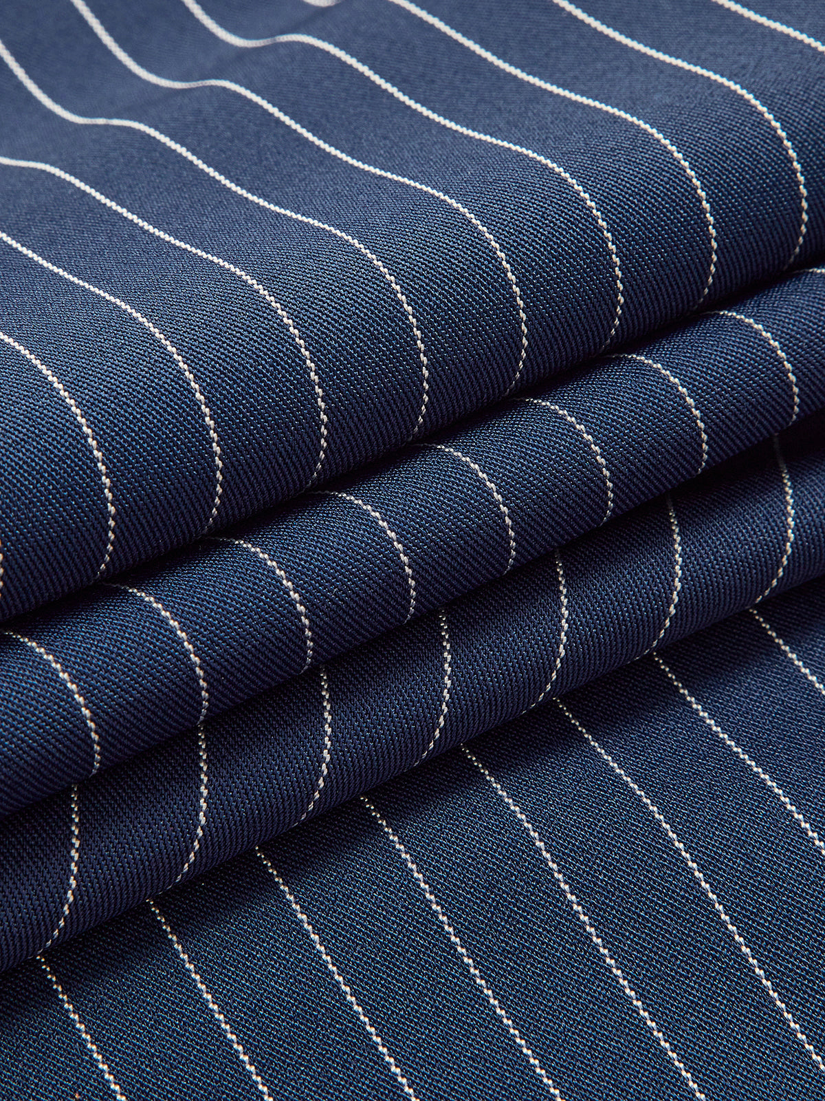 Pantalon à Rayures Fines avec Coupe Droite et Taille Structurée pour Femme | Idéal pour Bureau et Quotidien