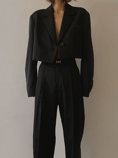 Blazer À Manches Longues Avec Coupe Régulière Pour Femme | Idéal Pour Le Travail Et Le Quotidien