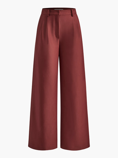 Pantalon à Coupe Classique et Taille Régulière pour Femme | Idéal pour le Bureau et les Loisirs