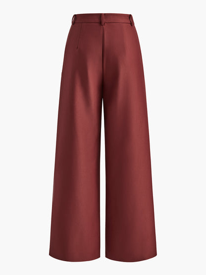 Pantalon à Coupe Classique et Taille Régulière pour Femme | Idéal pour le Bureau et les Loisirs
