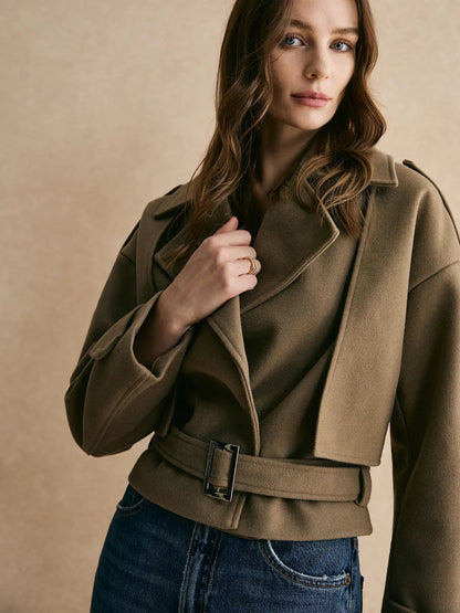 Veste Ceinturée pour Femme | Idéale pour L’Automne Et L’Hiver