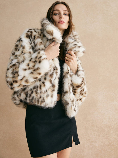 Veste À Motif Léopard pour Femme | Idéale pour L’Hiver Et Les Sorties