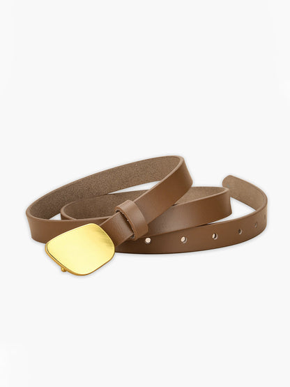 Ceinture Avec Bouton Doré Pour Femmes | Idéale Pour Usage Quotidien