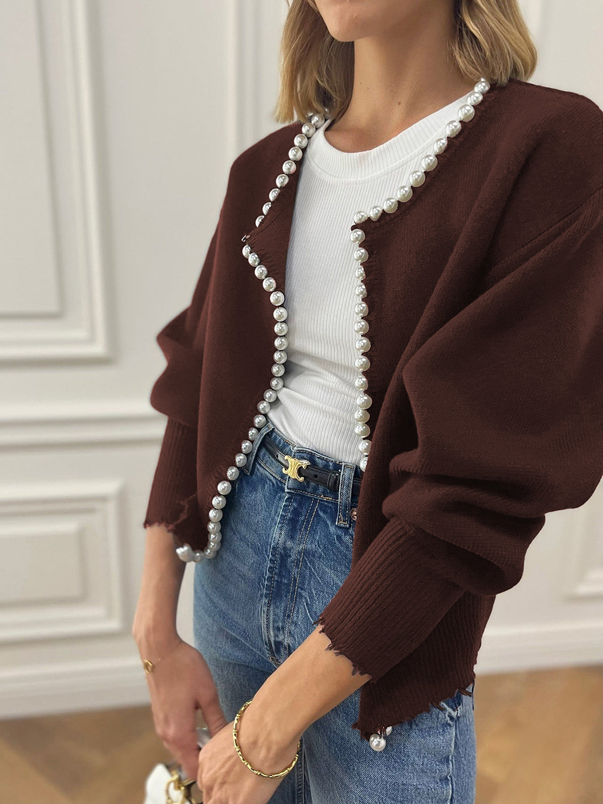 Cardigan à Coupe Standard pour Femmes | Ideal for Mi-Saison et Usage Quotidien