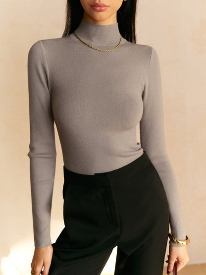 Top À Col Montant Avec Coupe Décontractée Pour Femme | Idéal Pour Le Printemps