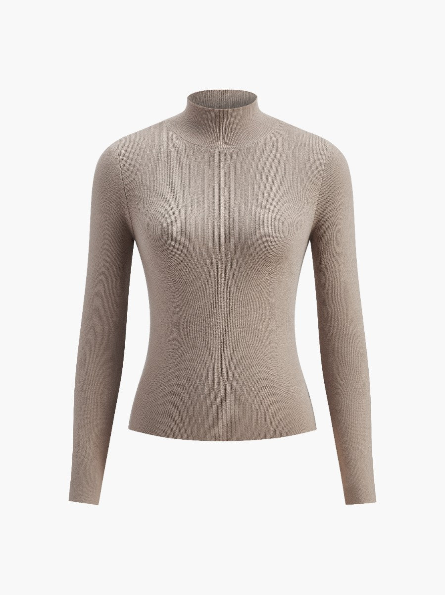 Top À Col Montant Avec Coupe Décontractée Pour Femme | Idéal Pour Le Printemps