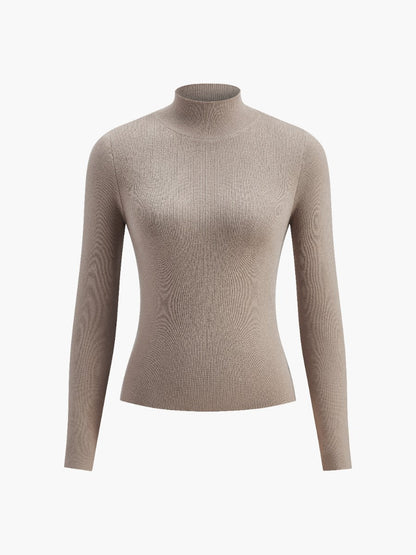 Top À Col Montant Avec Coupe Décontractée Pour Femme | Idéal Pour Le Printemps