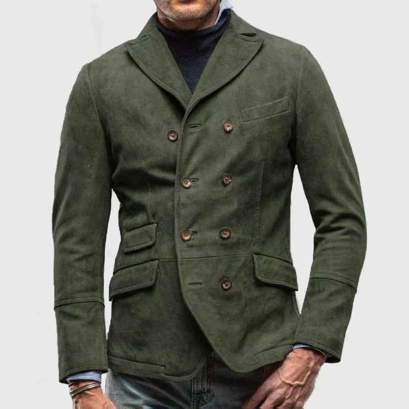 Blazer Croisé Avec Boutons Pour Homme | Idéal Pour Le Bureau Et Les Occasions Formelles