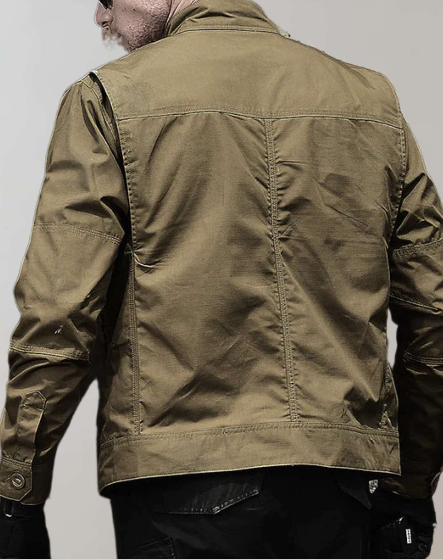 Veste d’Été Légère pour Hommes avec Fermeture à Boutons et Coupe Droite | Idéal pour Tenues Quotidiennes