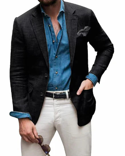 Blazer avec Poche Poitrine pour Homme | Idéal pour le Printemps et l’Été