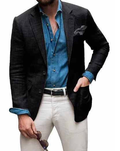 Blazer avec Poche Poitrine pour Homme | Idéal pour le Printemps et l’Été