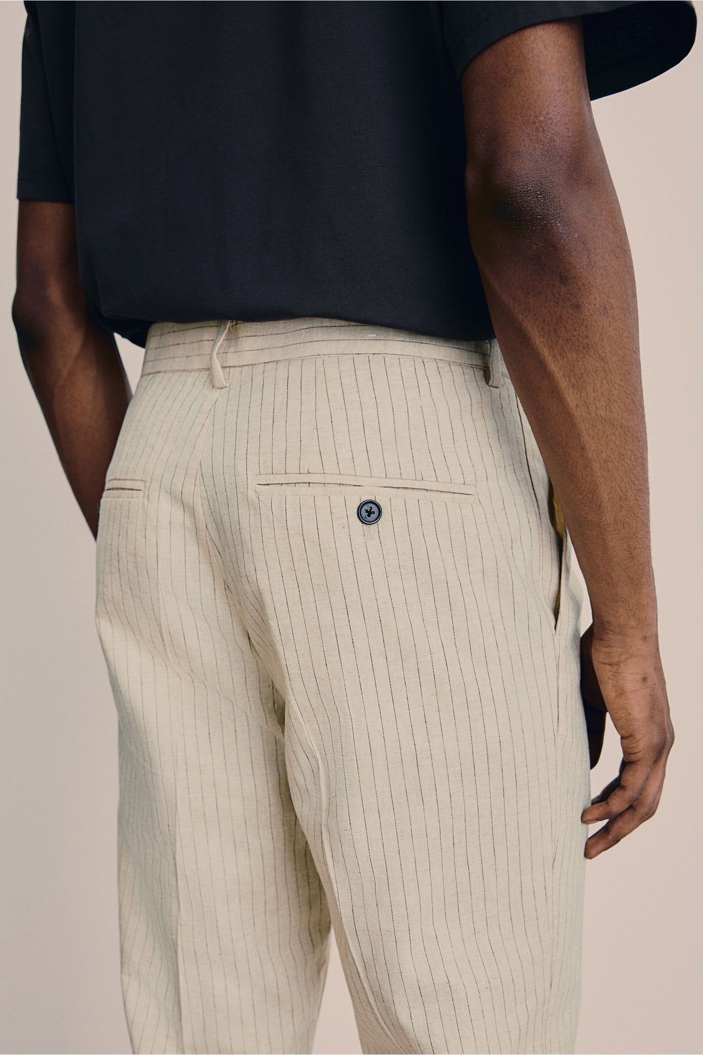 Pantalon De Costume À Motif Rayé pour Hommes | Idéal pour Des Occasions Formelles