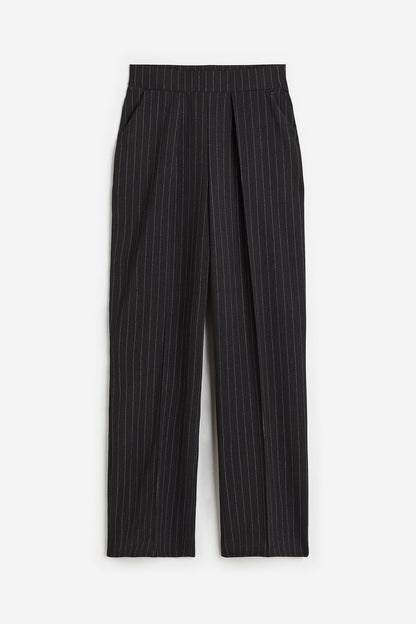 Pantalon Large Avec Plis À Taille Standard Pour Femmes | Idéal Pour Un Usage Quotidien