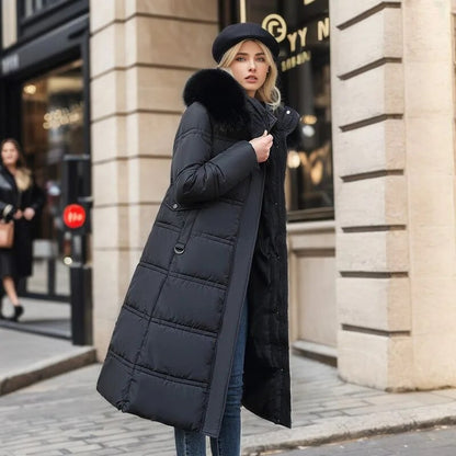 Parka Longue Avec Coupe Droite Pour Femmes | Idéal Pour La Saison Froide