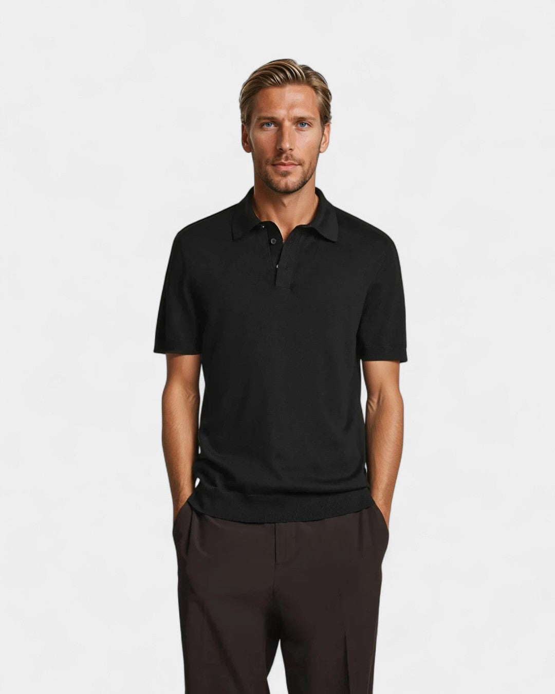 Polo En Maille À Manches Courtes Pour Hommes | Idéal Pour Un Usage Quotidien Et Smart Casual