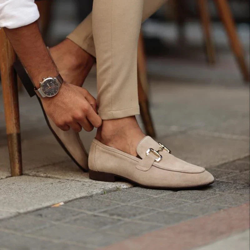 Mocassins pour homme à mors métallique | Idéal pour le bureau et les occasions habillées