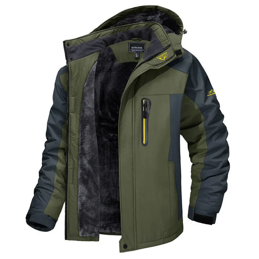 Veste Extérieure avec Capuche Réglable pour Homme | Idéale pour les Activités de Plein Air