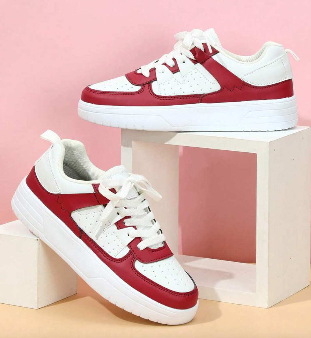Baskets Basses avec Fermeture à Lacets pour Adultes | Idéales pour une Tenue Décontractée