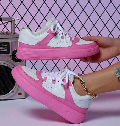 Baskets Basses avec Fermeture à Lacets pour Adultes | Idéales pour une Tenue Décontractée