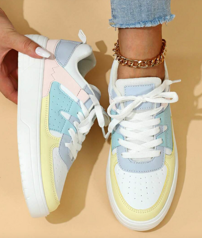 Baskets Basses avec Fermeture à Lacets pour Adultes | Idéales pour une Tenue Décontractée