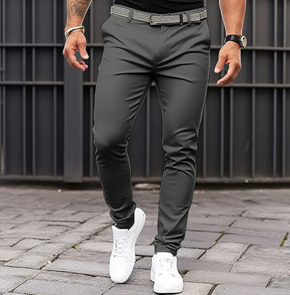 Pantalon Slim Avec Coupe Ajustée Pour Homme | Idéal Pour Tenues Quotidiennes Ou Occasions Formelles