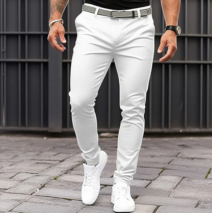 Pantalon Slim Avec Coupe Ajustée Pour Homme | Idéal Pour Tenues Quotidiennes Ou Occasions Formelles