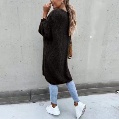 Gilet Long avec Coupe Décontractée pour Femmes | Idéal pour l'Hiver