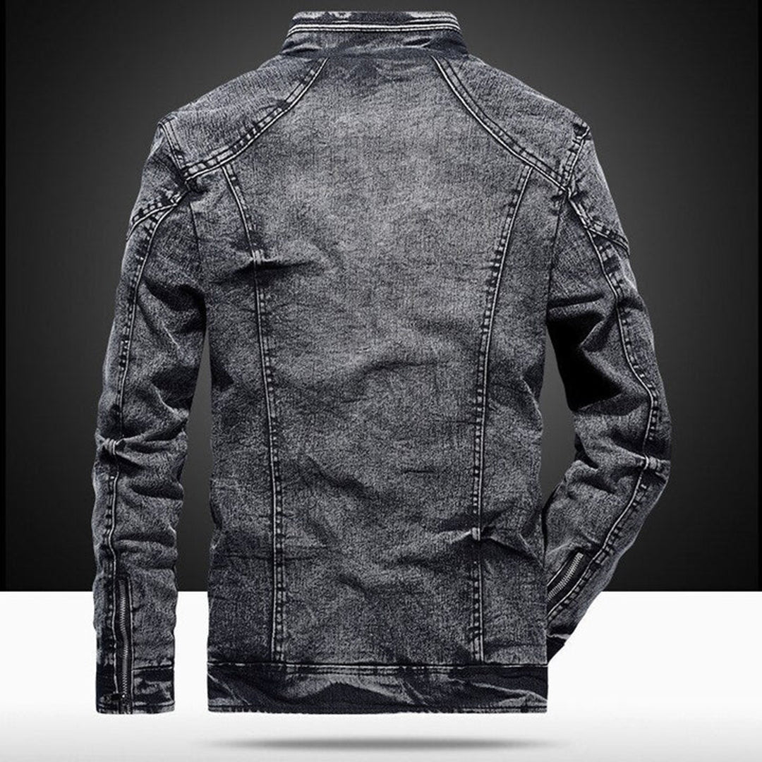 Veste Courte avec Col Montant pour Homme | Idéale pour Automne et Printemps