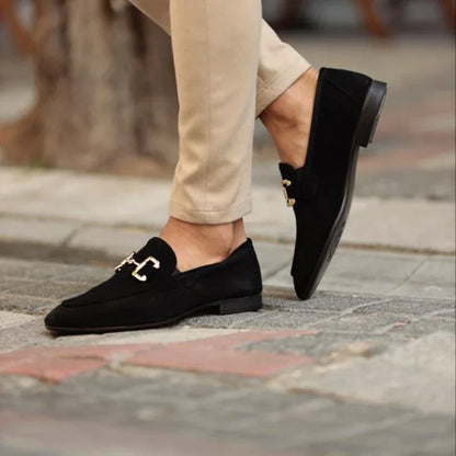 Mocassins pour homme à mors métallique | Idéal pour le bureau et les occasions habillées
