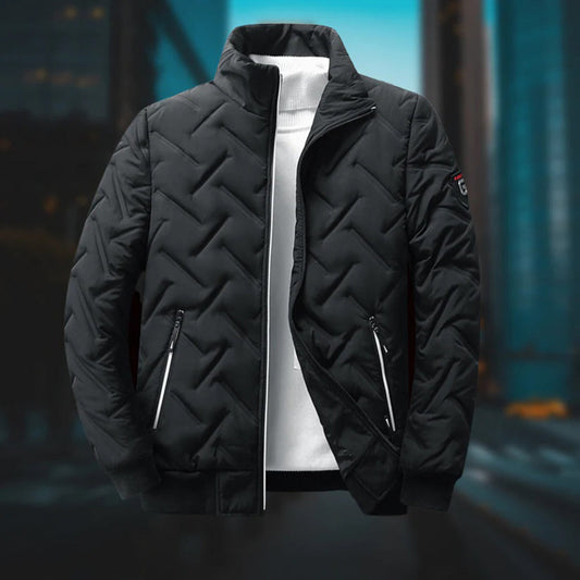 Blouson Bomber Matelassé avec Col Montant pour Homme | Idéal pour Automne et Hiver