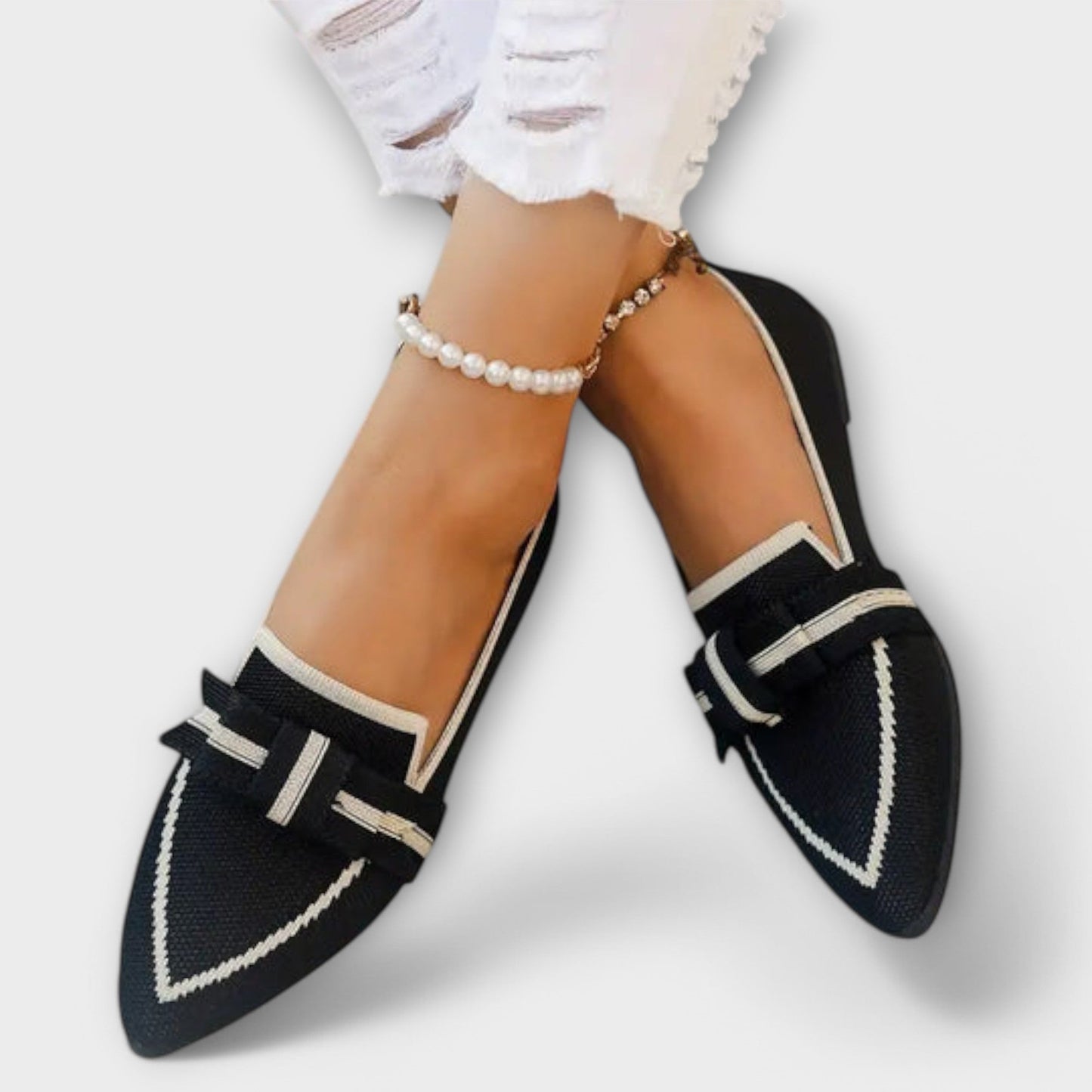 Chaussures Plates avec Nœud pour Femmes | Idéal pour Un Usage Quotidien
