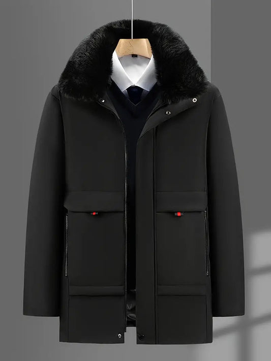 Parka avec Capuche Ajustable pour Hommes | Idéal pour Les Journées Froides