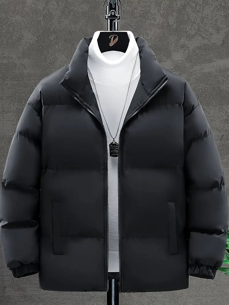 Veste d’Hiver avec Capuche Ajustable pour Homme | Idéale pour Temps Froid